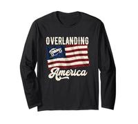 Overlanding America | Overland USA Gift Long Sleeve T-Shirt