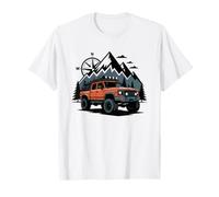Overlanding Compass Mountain Trail 4x4 Explorer T-Shirt