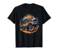 Overlanding Tire Tracks 4x4 Mud Terrain Graphic Identity Off T-Shirt