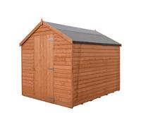 Overlap 7' x 5' Dip Treated Value Range Apex Shed Single Door