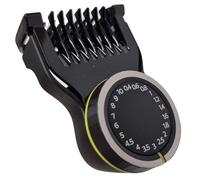 Overlay, Precision Cap, Adjustable, Trimmer With 20 Volume Length Settings 0.4-10mm For Machine Compatible With OneBlade QP6507 QP6531 QP6532 QP6541 QP6542 QP6551 QP6552 QP6651 QP6652 QP66652 QP