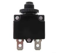 Overload Protection Adapter for Air Compressor - Safe up to 250V AC/32V DC, Compact Circuit Breaker for Power Tools & Generators, Black (30A)