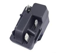 Overload Protection Relay for Refrigerator Repair | Safeguards against power surges, stops frequent shutdowns, reduces repair costs, black compact design, reliable safety