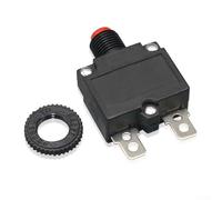 Overload Protection Switch with Cover Fuse 10A for Electrical Circuit Control and Safety in Various Applications Featuring DIN Rail Installation Capability