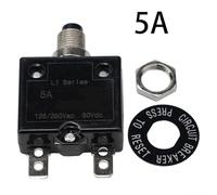 Overload Protector 50Vdc for Motor Use with Manual Reset Supports Voltage Range 125 250V and Current Ratings from 5A to 30A (5A)