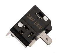 Overload Switch Relay For For Refrigerator Compressors 110V 220V Input Voltage Compatible with Multiple Horsepower Ratings from 1/2 to 1/6 (1/3)