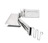 Overlock Binding of Curve Edge Folder Overlock Hemmer Industrial Sewing Machine Binding Attachment Folder
