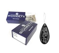 Overlock/Serger ELx705 Coverstitch Sewing Machine Needles, Box of 100, Size 80/12, Includes Large Needle Threader