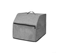 Overlock Sewing Machine Cover with Storage Pockets Oxford Cloth Dust Protection Organizer Wipeable Fabric 31.5x29x28.5cm for Serger Machines Sewing Room Home(Grey)