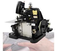 Overlock Sewing Machine with 3 Stitch Capability - Adjustable Stitch Length for Hemming and Sewing