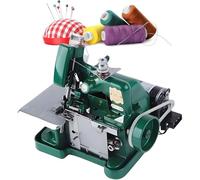 Overlocker Serger Sewing Machine, Heavy Duty with Metal Frame and Coverstitch Function for Leather and Thick Fabrics