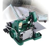 Overlocker Sewing Machine, Home Use, 3000 Stitches/Min, Adjustable Stitch Length & Speed, Ideal for Thick Fabrics like Denim, Canvas, Upholstery, Stretch Knits
