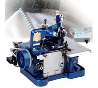 Overlocker Sewing Machine, Home Use, 3000 Stitches/Min, Adjustable Stitch Length & Speed, Ideal for Thick Fabrics like Denim, Canvas, Upholstery, Stretch Knits