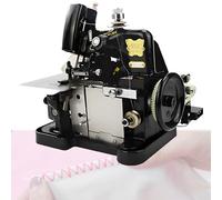 Overlocker Sewing Machine with 3 Stitch Capability and Adjustable Width for Household Sewing Projects