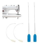 Overlocker Threader Set - Serger Loop Threader Needle, Practical Threader Set, Sewing Machine Accessory | Extra Long Threading Tool For Sewing Machines, Machine