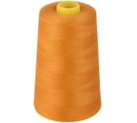 OVERLOCKING THREAD - OVERLOCKER THREAD - POLYESTER - SEWING THREAD - 4 X 5000 YARD SPOOLS - LARGE COLOUR SELECTION INCLUDING: BLACK WHITE RED BLUE CREAM NAVY PURPLE PINK GREEN GREY BROWN OLIVE SKY GOLD (GOLD 488)