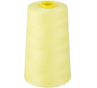 OVERLOCKING THREAD - OVERLOCKER THREAD - POLYESTER - SEWING THREAD - 4 X 5000 YARD SPOOLS - LARGE COLOUR SELECTION INCLUDING: BLACK WHITE RED BLUE CREAM NAVY PURPLE PINK GREEN GREY BROWN OLIVE SKY GOLD (YELLOW 105)