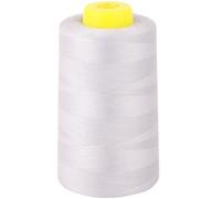 OVERLOCKING THREAD - OVERLOCKER THREAD - POLYESTER - SEWING THREAD - 4 X 5000 YARD SPOOLS - LARGE COLOUR SELECTION INCLUDING: BLACK WHITE RED BLUE CREAM NAVY PURPLE PINK GREEN GREY BROWN OLIVE SKY GOLD (GREY 285)