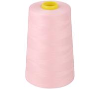 OVERLOCKING THREAD - OVERLOCKER THREAD - POLYESTER - SEWING THREAD - 4 X 5000 YARD SPOOLS - LARGE COLOUR SELECTION INCLUDING: BLACK WHITE RED BLUE CREAM NAVY PURPLE PINK GREEN GREY BROWN OLIVE SKY GOLD (PINK 159)