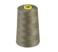 OVERLOCKING THREAD - OVERLOCKER THREAD - POLYESTER THREAD - INDUSTRIAL SEWING THREAD - 4 X 5000 YARD SPOOLS - LARGE COLOUR SELECTION INCLUDING: BLACK WHITE RED BLUE CREAM NAVY PURPLE PINK GREEN GREY BROWN OLIVE SKY GOLD (KHAKI 620)