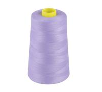 OVERLOCKING THREAD - OVERLOCKER THREAD - POLYESTER THREAD - INDUSTRIAL SEWING THREAD - 4 X 5000 YARD SPOOLS - LARGE COLOUR SELECTION INCLUDING: BLACK WHITE RED BLUE CREAM NAVY PURPLE PINK GREEN GREY BROWN OLIVE SKY GOLD (LILAC 152)