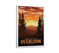 Overlook Hotel Inspired By The Shining Horror Movie Posters For Room Aesthetic Canvas Bathroom Art Wall Decor Photo Prints 08x12inch(20x30cm)