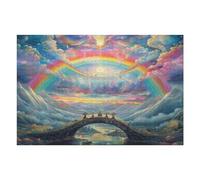 Overlooking The Vast Rivers 1000 Piece Jigsaw Puzzle for Adults Teens Jigsaw Office Break Relaxation Challenging Puzzle for Colleagues Home Decor 1000 PCS
