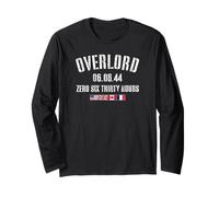 Overlord 06.06.44 Zero Six Thirty Hours Normandy D-Day Aged Long Sleeve T-Shirt