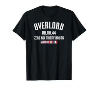 Overlord 06.06.44 Zero Six Thirty Hours Normandy D-Day T-Shirt