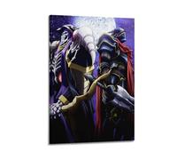 Overlord Ainz Ooal Gon Anime Poster Poster Decorative Painting Canvas Wall Posters And Art Picture Print Modern Family Bedroom Decor Posters 16x24inch(40x60cm)