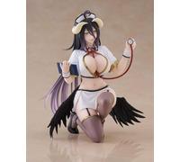 Overlord PVC Statue Desktop Cute Figure Albedo Nurse Ver. Renewal 13 cm