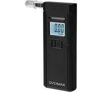 Overmax AD-05 Professional Breathalyser Precise Alcohol Test with Electrochemical Sensor Quick 5s Readiness Colour LCD Audio Alerts 3 Mouthpieces & 24Month Free Calibrations Accuracy ±0.07‰