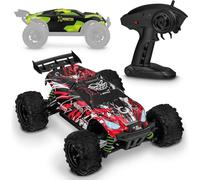 Overmax X-MONSTER 3.5 RC RALLY TRUCK with Two body works, Ultra-High-Speed 45 km/h, Extended playtime with 2 x 1700mAh Batteries, 100m Range, Supreme high-grip tyres, 4x4 Trasmissione, Durable Build