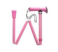 Overmold Ergonomic Folding Walking Cane (Light Pink) by HARVY