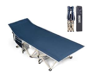 OVERMONT Oversized Folding Camping Bed for Adults,75 * 28" Extra Wide,2400D Oxford fabric,550lbs Load Capacity,Heavy Duty Sleeping Beds with Carry Bag, Portable Travel Camp Beds