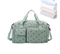 Overnight Bag | Large Capacity Training Bag with Shoe Compartment - Reusable Clothing Container, Gym Travel Bags for Women, Girls That Make You Stand Out In The Crowd, Green, see description, See