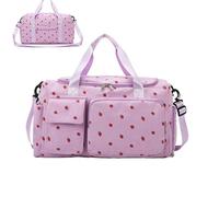 Overnight Bag | Large Capacity Workout Bags with Shoe Shelf - Reusable Clothing Container, Gym for Women, Making You Stand Out in The Whole Crowd, Purple., Se référer au descriptif, Refer to