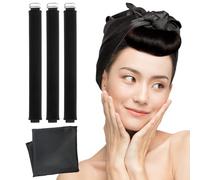 Overnight Curling Kit with Heatless Rod, Headband Curler, and Curl Styling Ribbon - Easy to Use for Effortless Waves