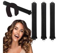 Overnight Curling Kit with Heatless Rod, Headband Curler, and Curl Styling Ribbon - Easy to Use for Effortless Waves