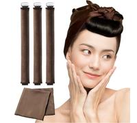 Overnight Curling Kit with Heatless Rod, Headband Curler, and Curl Styling Ribbon - Easy to Use for Effortless Waves