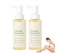 Overnight Firming Oil, Body Oil with Vitamin C, Bakuchiol, Rosehip，2PC | Anti Cellulite Massage Oil, Body Oil for Moisturizes, Smoother and Radiant-Looking Skin.