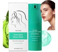 Overnight Glow Mask,Hydra Glow Deep Face Mask Overnight,Glow Face Mask,Brightening Facial Mask For Clear,Collagen Night Wrapping Mask For Glowing Skin,Anti-Aging Overnight Face Mask,Smooth & Soft Skin