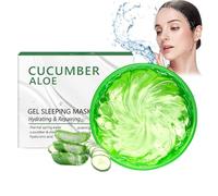 Overnight Sleeping Facial Mask - Overnight Face Mask - Aloe Vera Gel & Hyaluronic Acid - Anti Aging Hydrating Face Mask - Calm Restore Skin Care& Repair - Gel Texture