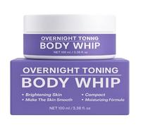 Overnight Toning Body Whip, Firming Body Cream, Skin Tightening Cream for Crepey & Loose Skin, Anti Cellulite Cream, Anti-Wrinkle, Deep Moisturizing, Brightening, Restore Skin Elasticity