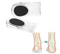 Overpronation Insoles for Women Men 2 Layers Adjustable Heel Correction Insoles, Supination Pronation Insoles for Bow Legs and X-Shaped Legs, Foot Alignment