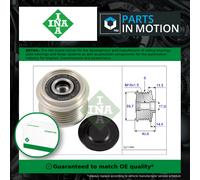 Overrunning Alternator Pulley fits OPEL ASTRA J 1.7D 09 to 20 Clutch INA 1202117