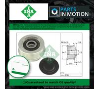Overrunning Alternator Pulley fits AUDI A3 8YA 2.5 2022 on DNWD Clutch INA New