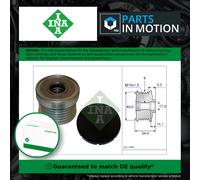 Overrunning Alternator Pulley fits BMW 118 2.0 04 to 13 N46B20B Clutch INA New