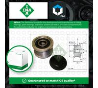 Overrunning Alternator Pulley fits BMW 330D E46 3.0D 99 to 05 Clutch INA Quality