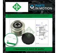 Overrunning Alternator Pulley fits PEUGEOT BOXER 2.2D 2006 on Clutch INA Quality
